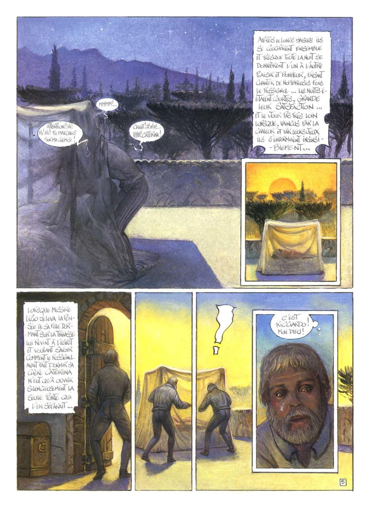 D'apres Boccace - Le Rossignol  complete page 6 full