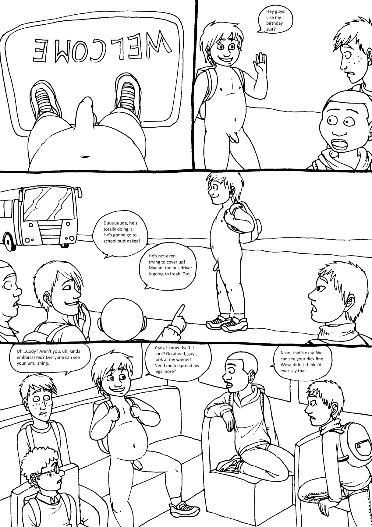 Naked in School page 3 full