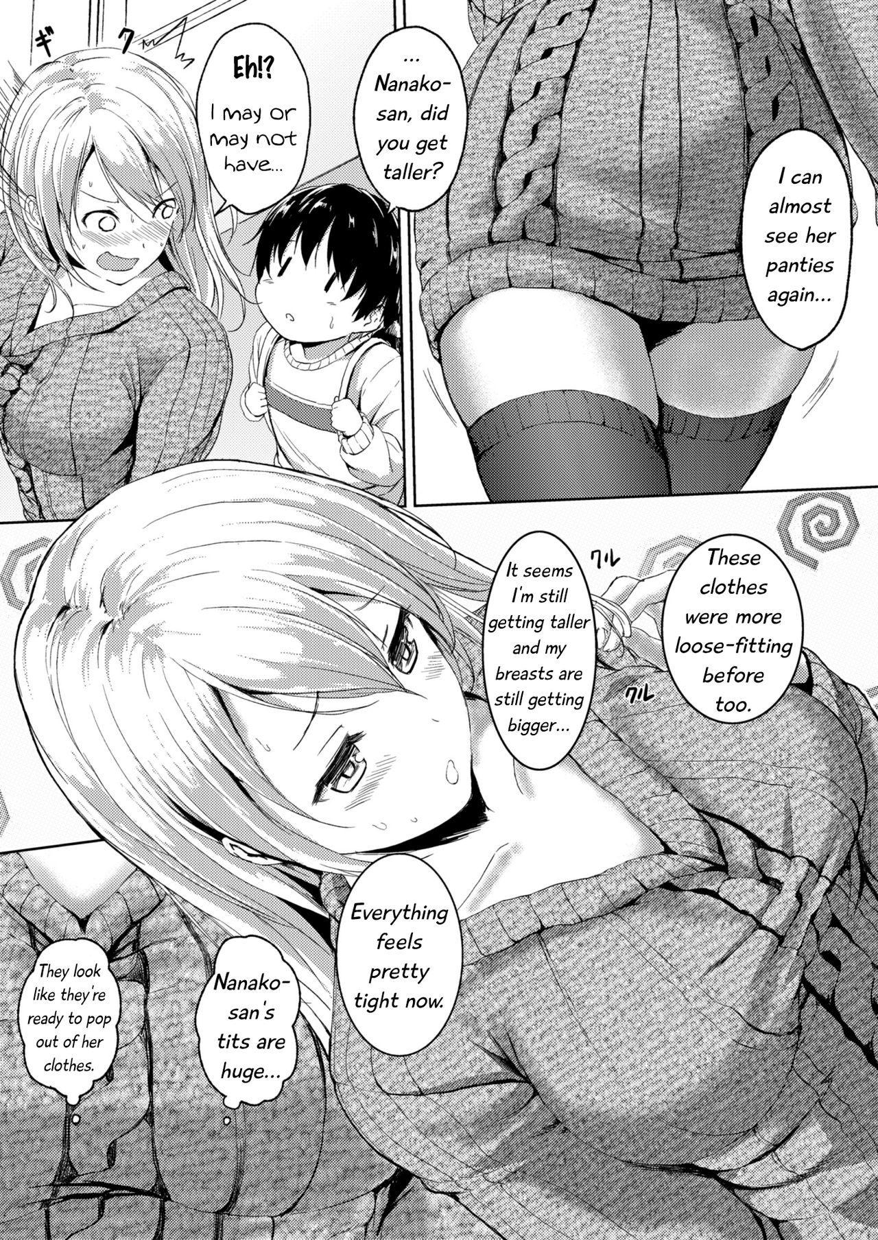 190cm↑ Choushin Onee-san to Taikakusa Icha Love Jikan | 190cm↑ Size Difference "Icha Love" Time with a 190cm Tall Onee-san page 8 full