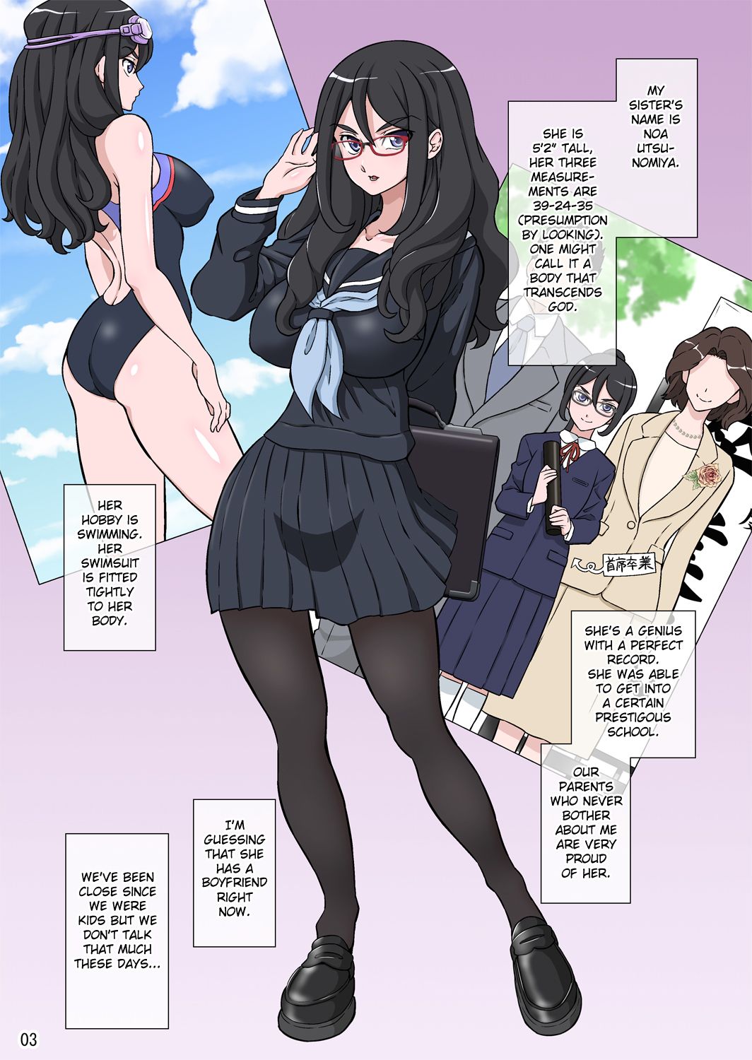 Boku no Nee-chan wa Chouzetsu Kami BODY Tensai Chijo page 3 full