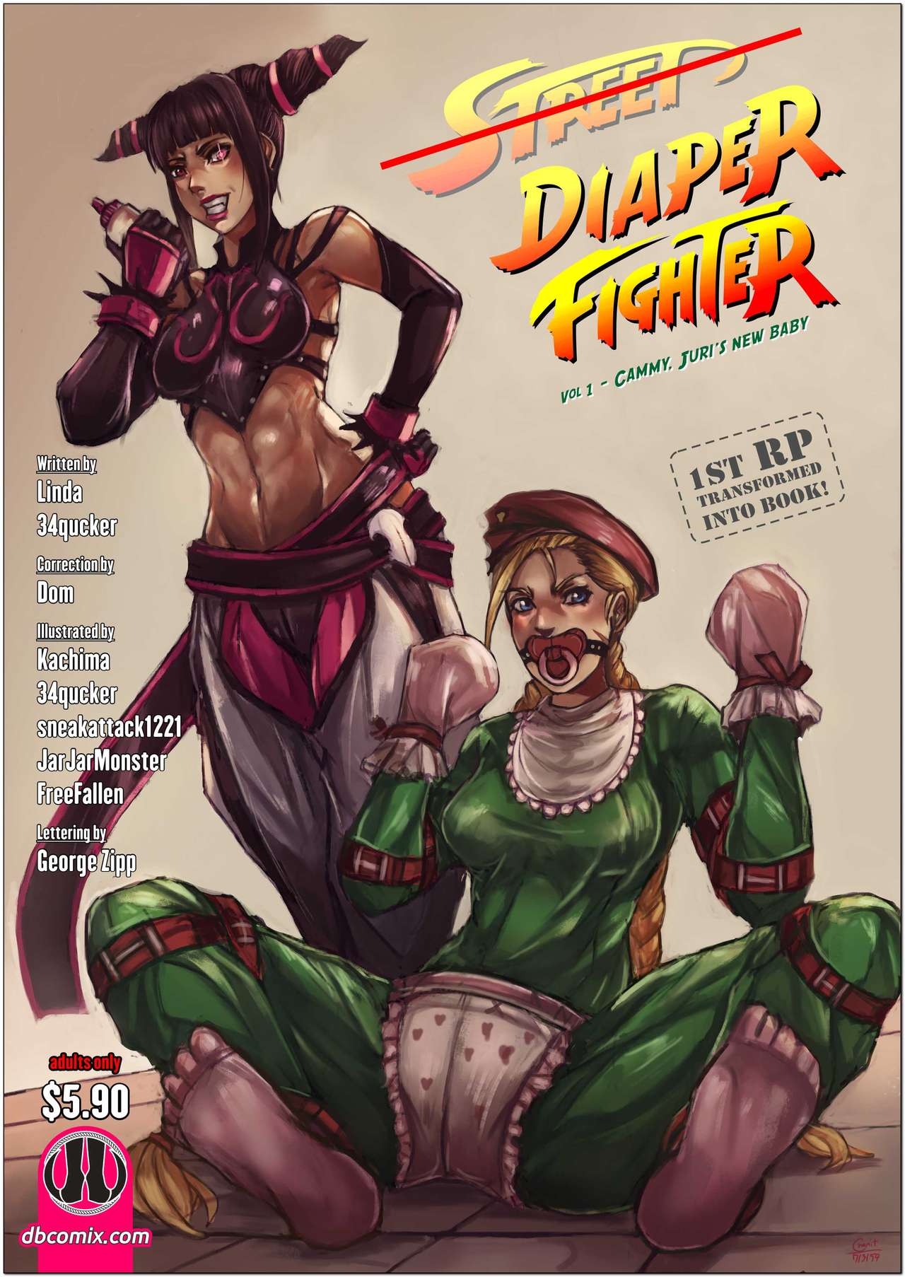 Diaper Fighter Vol.1 - Cammy, Juri´s new baby page 1 full