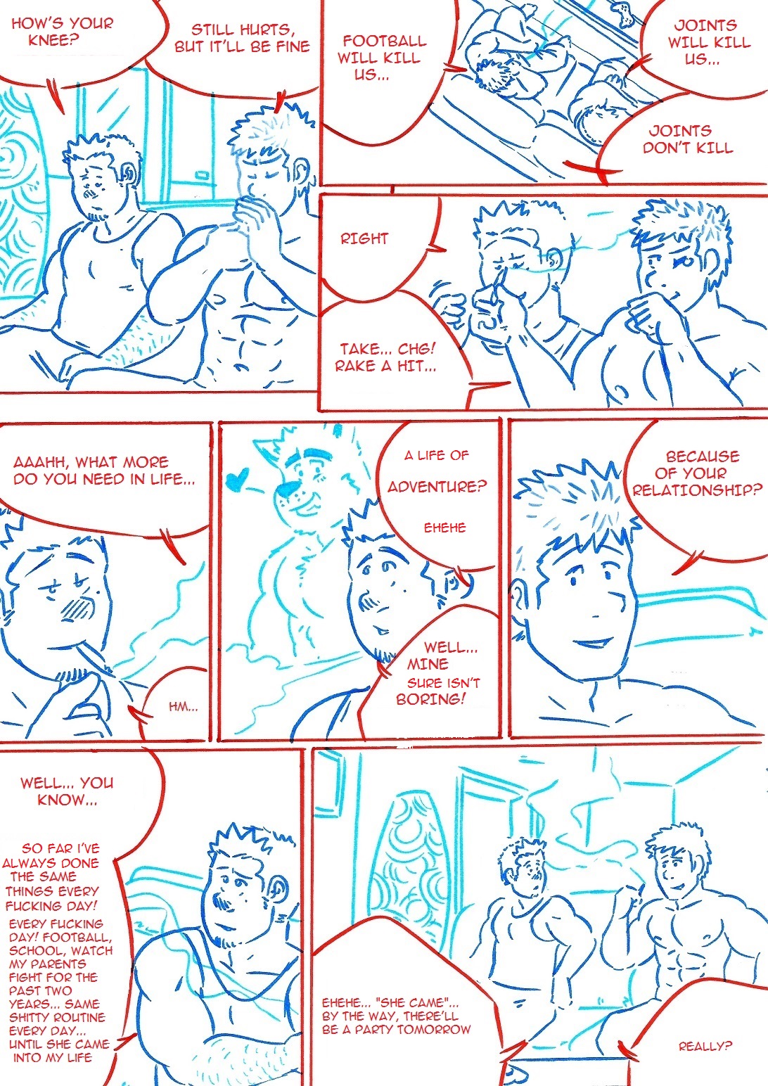 Wolfguy 2 - Red &amp; Blue page 3 full