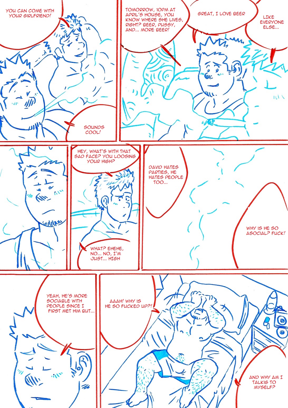 Wolfguy 2 - Red &amp; Blue page 4 full