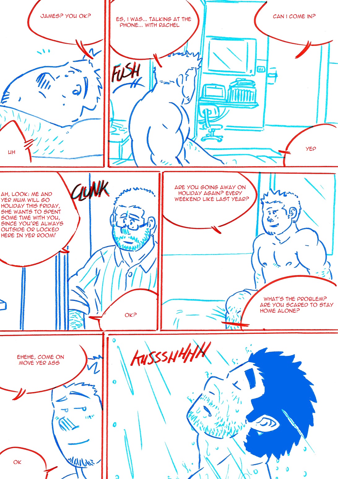 Wolfguy 2 - Red &amp; Blue page 5 full
