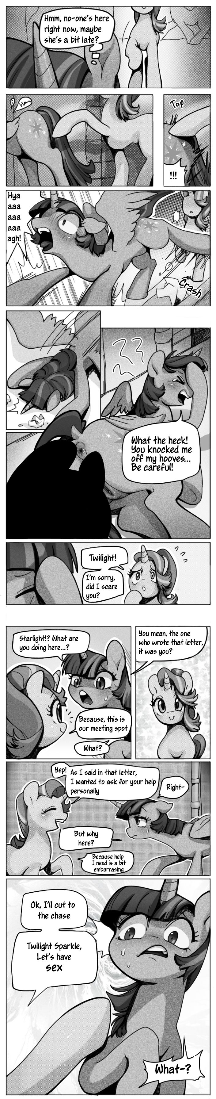 Twi &amp; Glimmer Scissoring Manga page 3 full