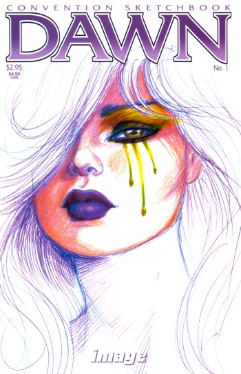 Dawn - 2002 Convention Sketchbook cover