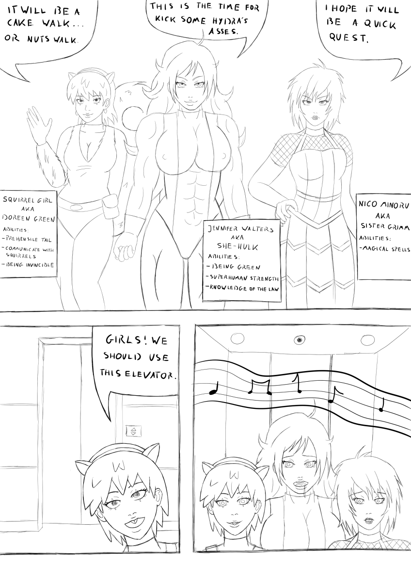 Marvel heroines hypno story page 2 full