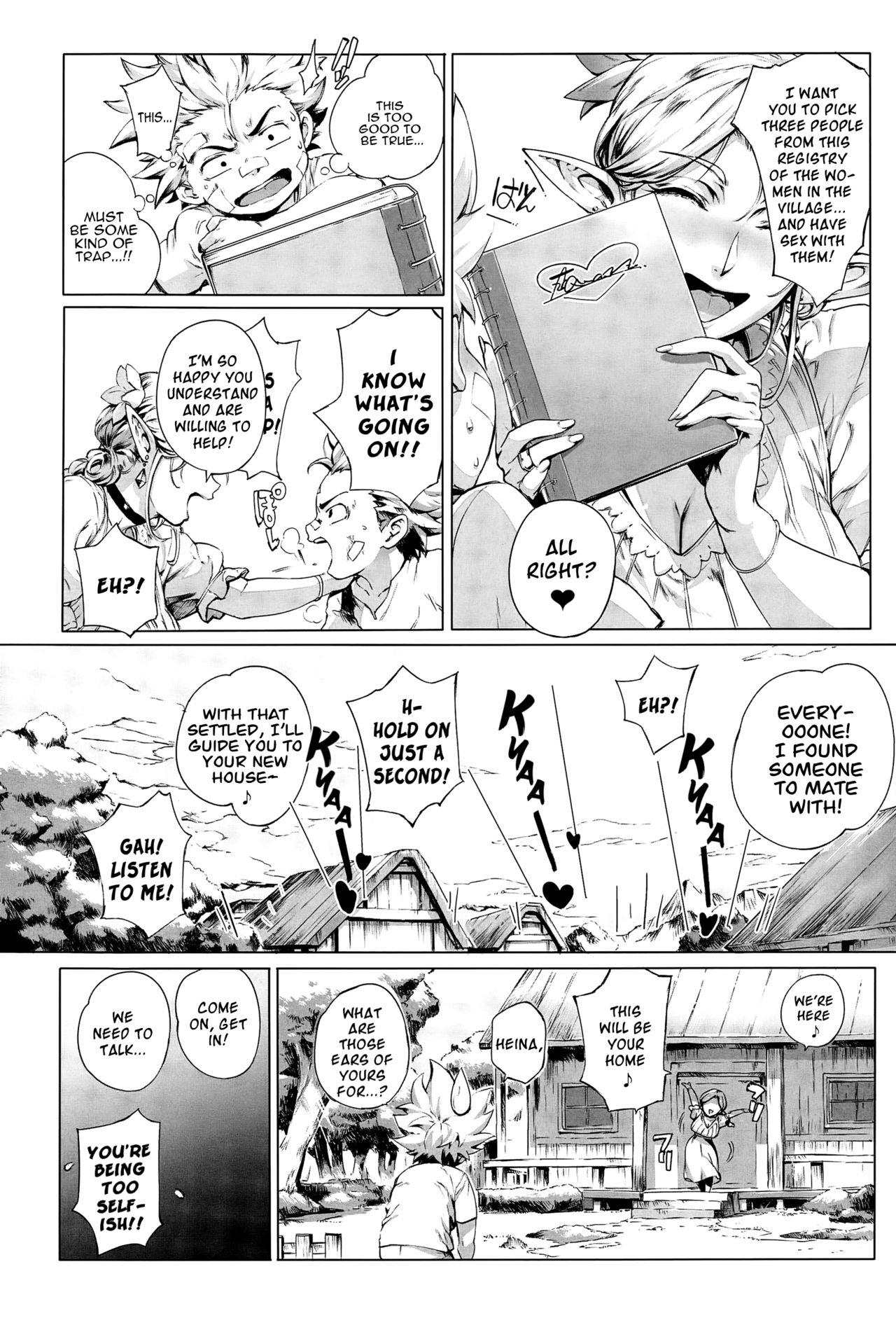 Koko ga Tanetsuke Frontier | This Is The Mating Frontier! Ch. 1-2 page 7 full