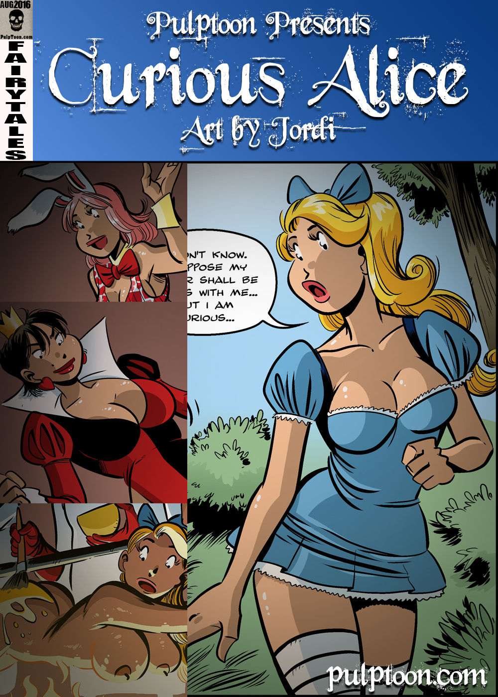 Pulptoon - Curious Alice page 1 full