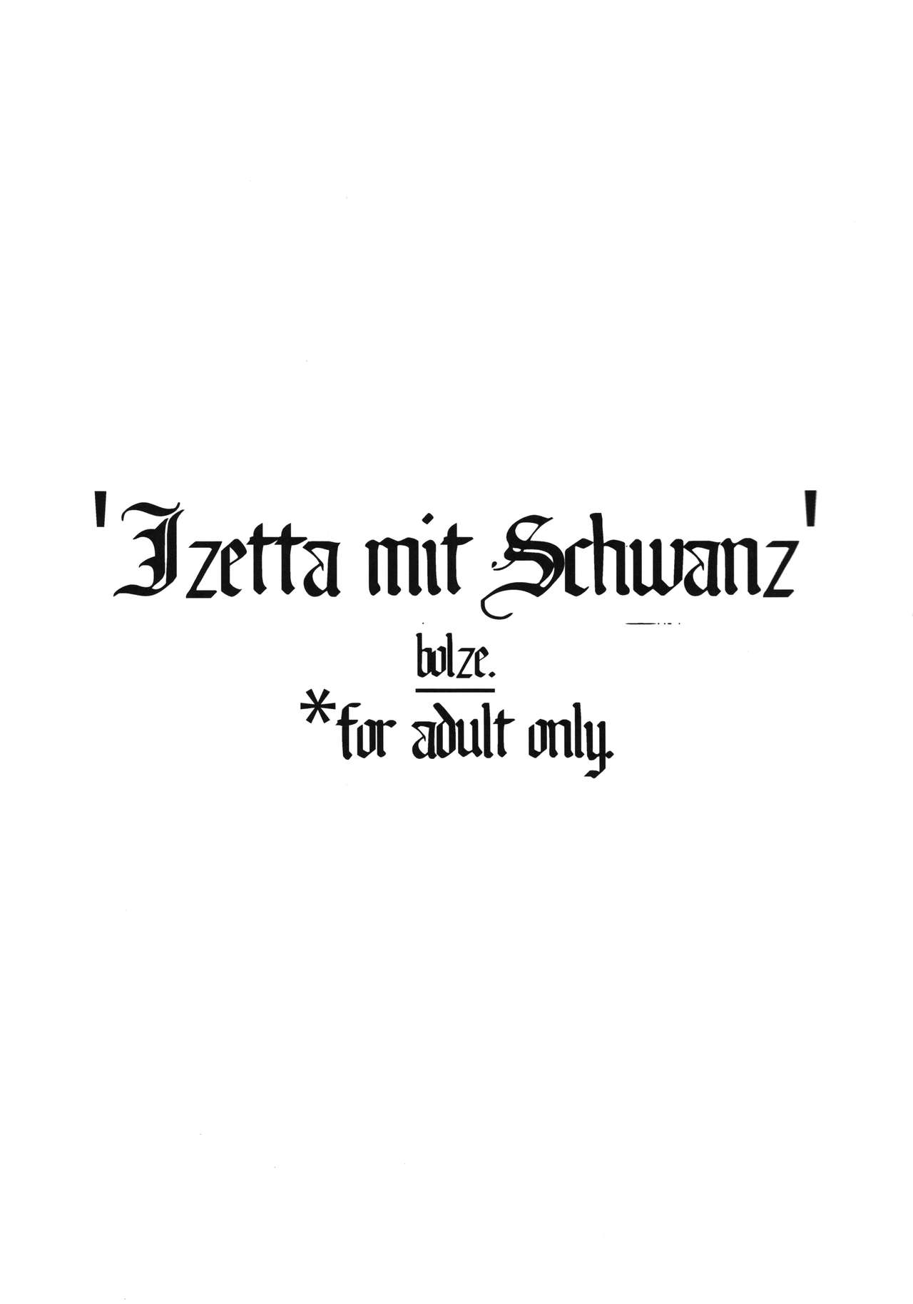 Izetta mit Schwanz page 1 full