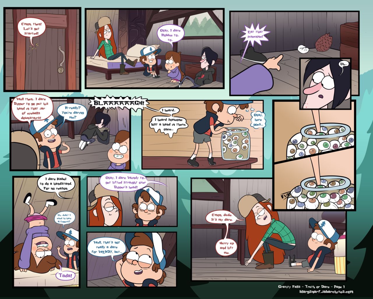 gravity falls truth or dare page 2 full