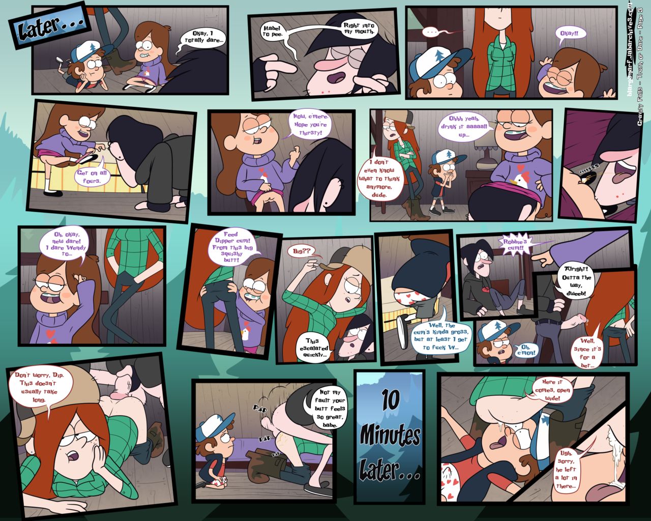 gravity falls truth or dare page 4 full