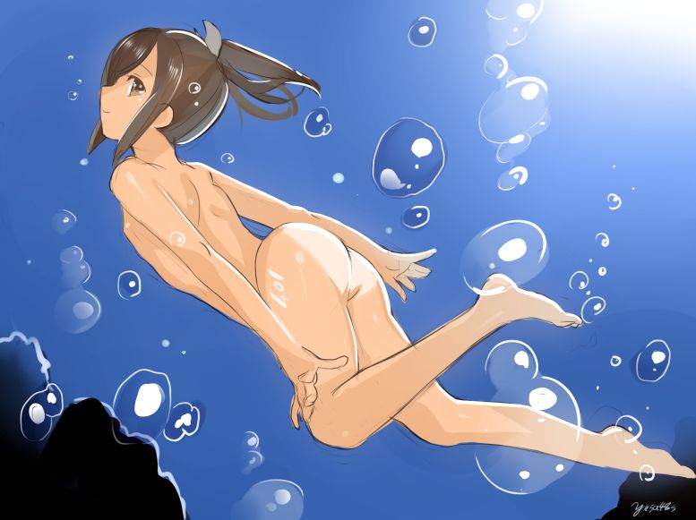 Young Girls Swiming and Floating in The Water page 4 full