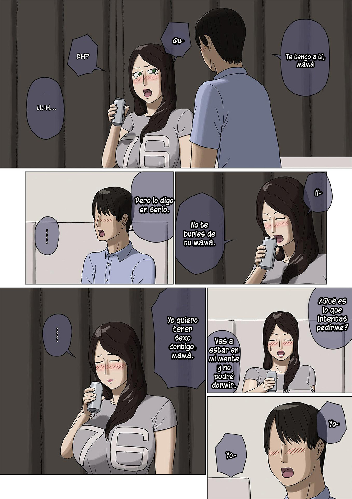 Boshi Soukan Nozokinozokare | Incest between a mother and her son nozokinozokare page 6 full