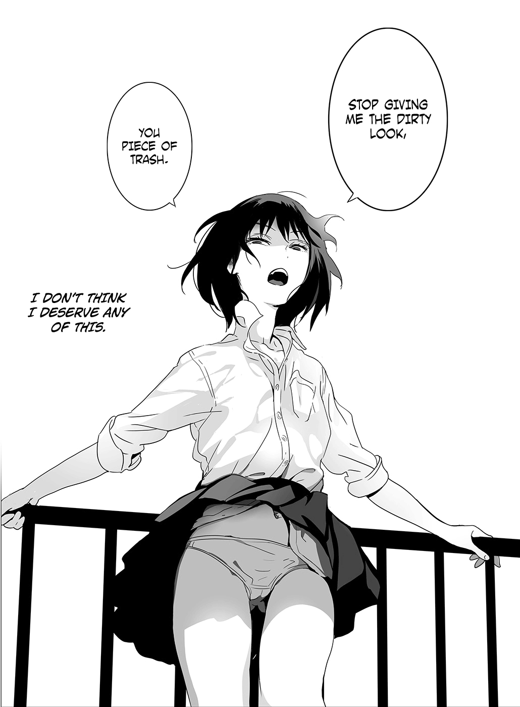 Batou Shoujo #1 | The Girl who Verbally Abuses page 5 full