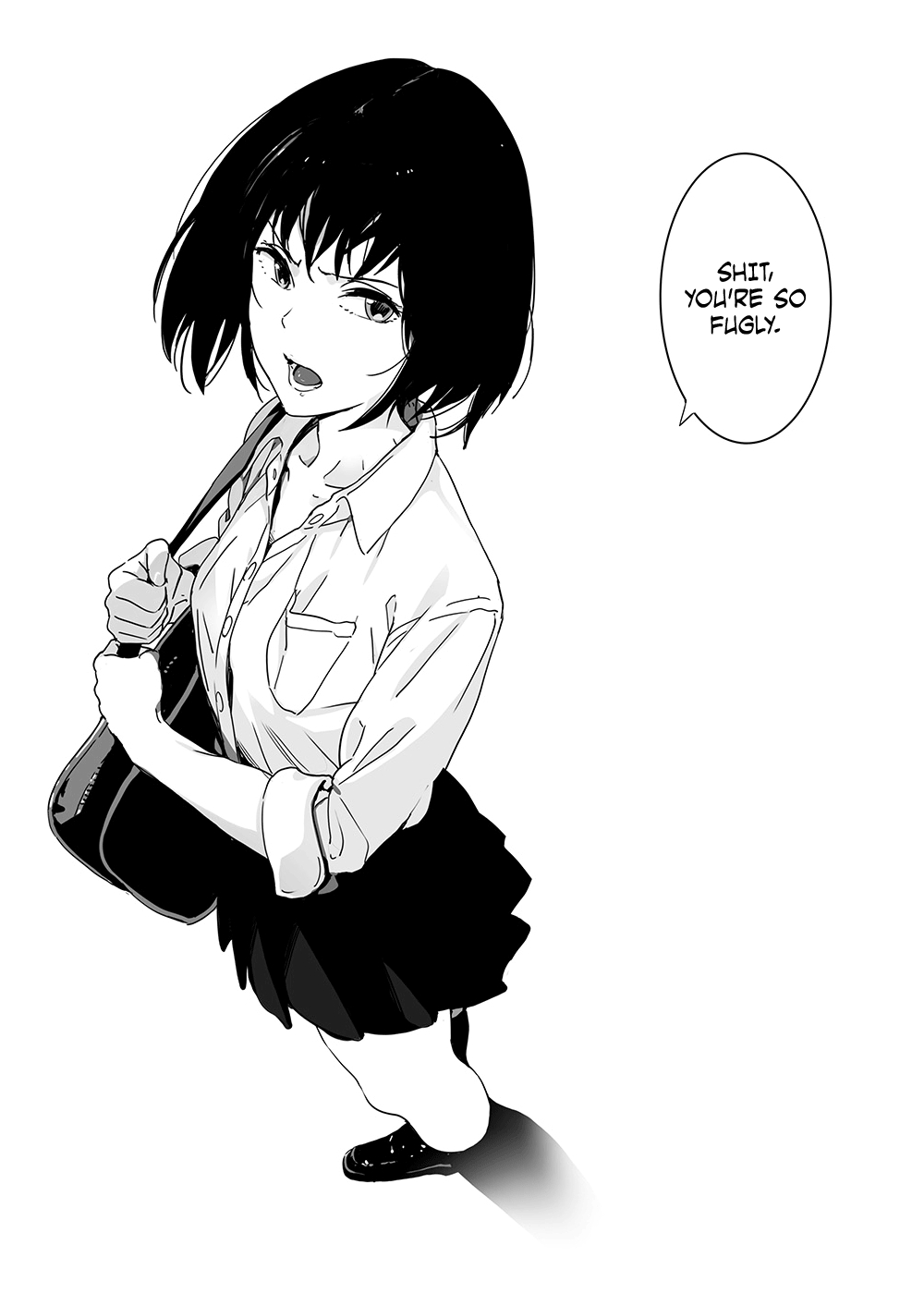 Batou Shoujo #1 | The Girl who Verbally Abuses page 7 full