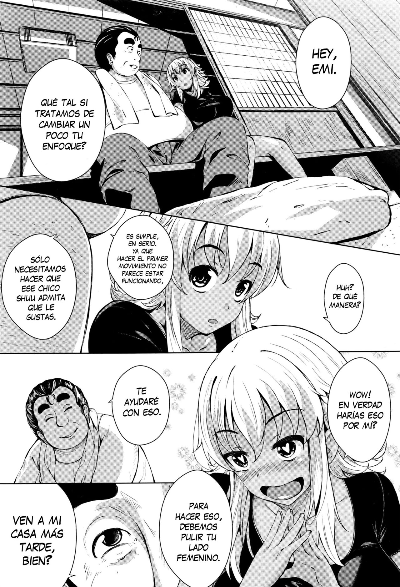 Hiyake Musume to Massage Oji-san page 3 full