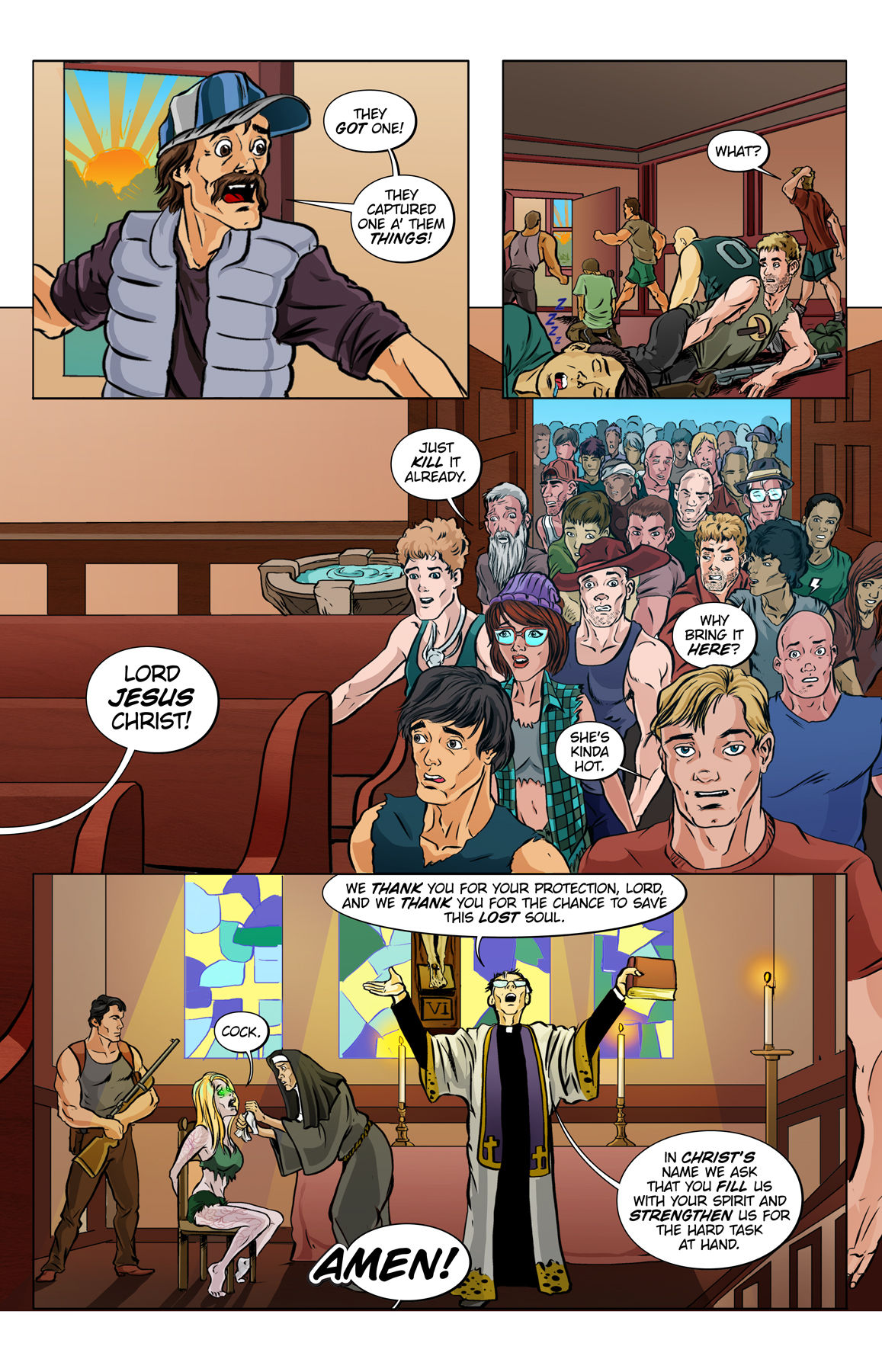 Lesbian Zombies From Outer Space #3 page 8 full