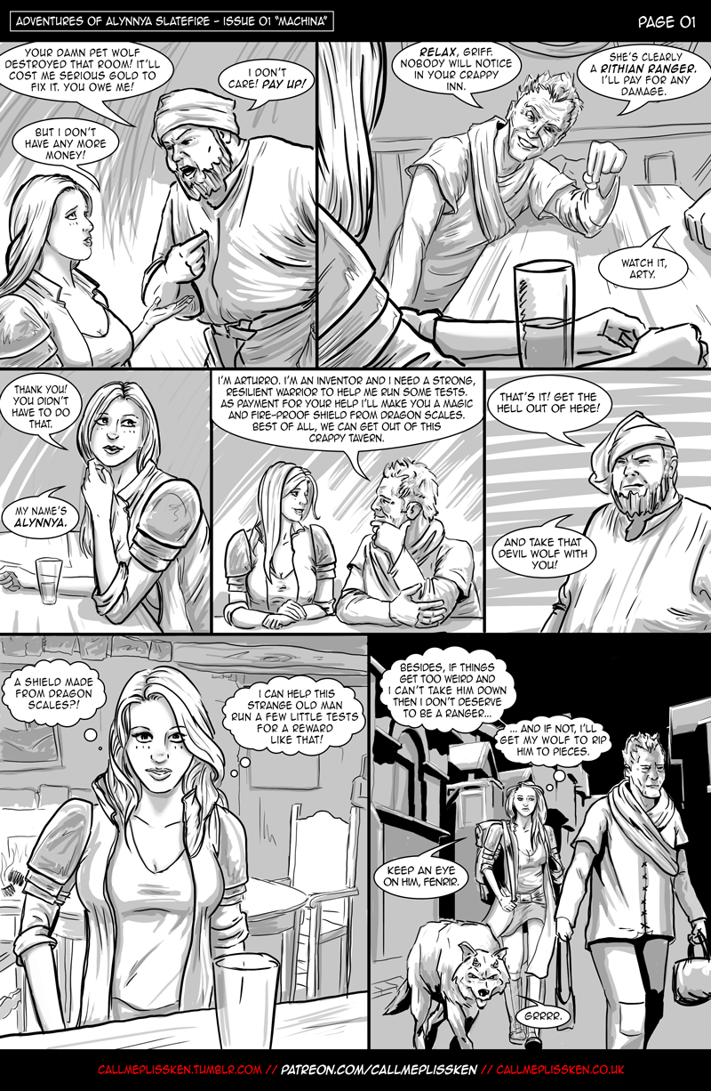 Adventures of Alynnya Slatefire - Issue 01 - COMPLETE page 2 full