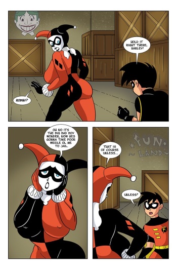 Harley and Robin in "The Deal" cover