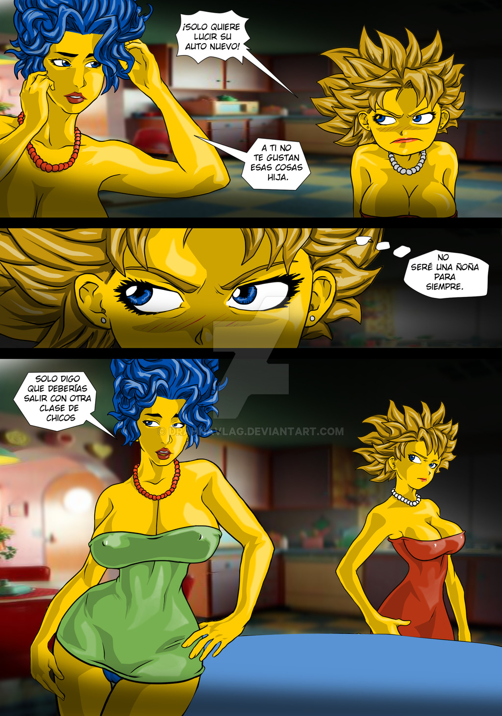 Los Simpson comic XXX page 3 full