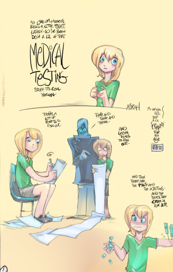 medical testing cover