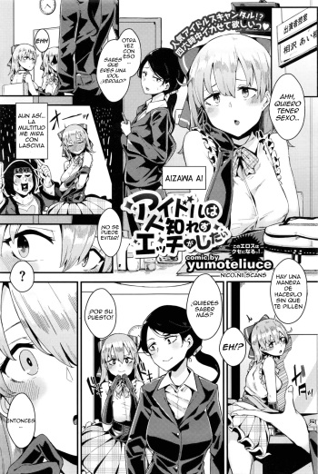Idol wa Hitoshirezu Ecchi ga Shitai cover