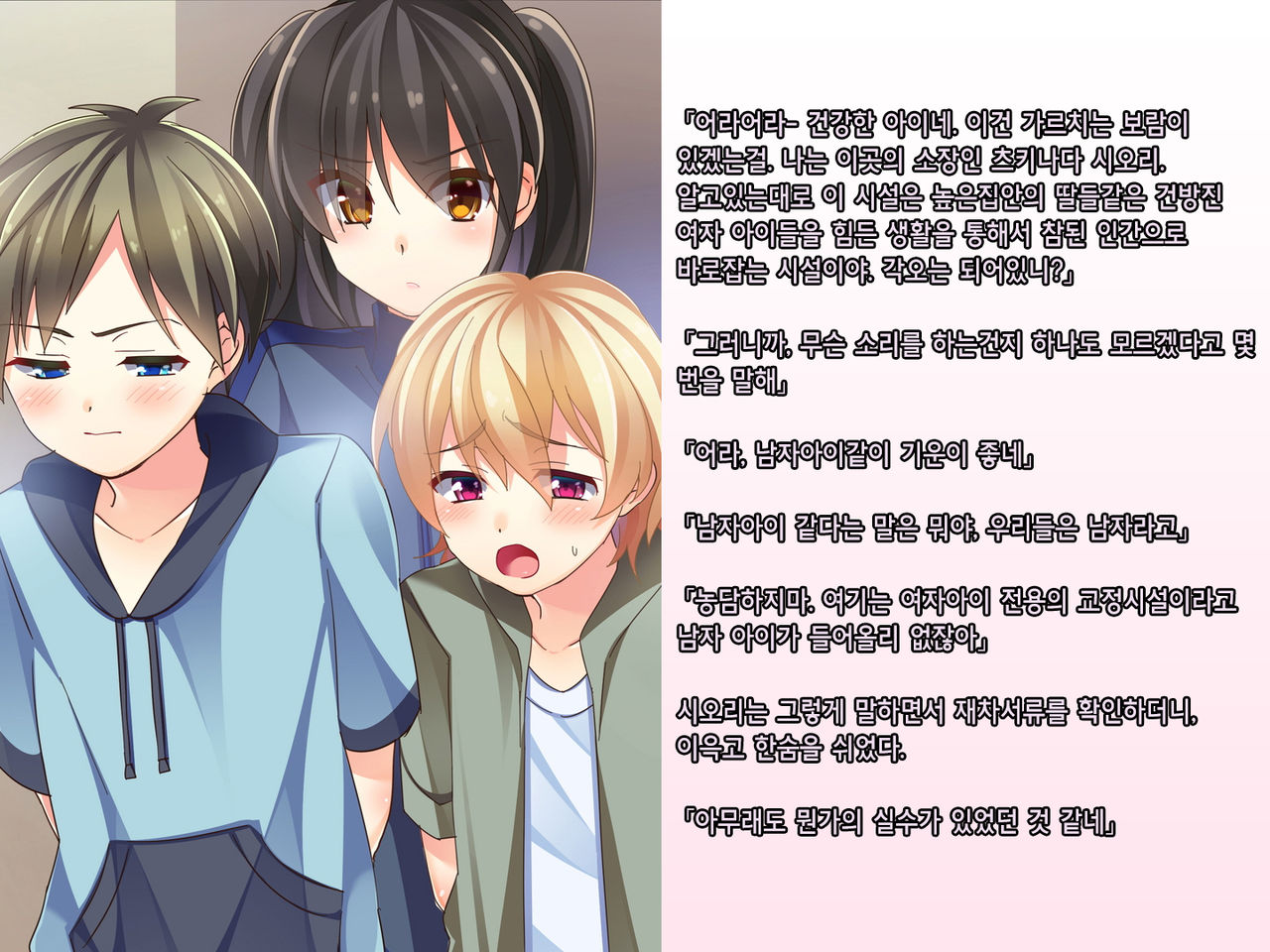Skirt no Keibaku ~Furyou Shoujo Kyousei Shisetsu nite Futanari Shoujo-tachi ni Josou Choukyou sareru Furyou Shounen-tachi~ page 3 full