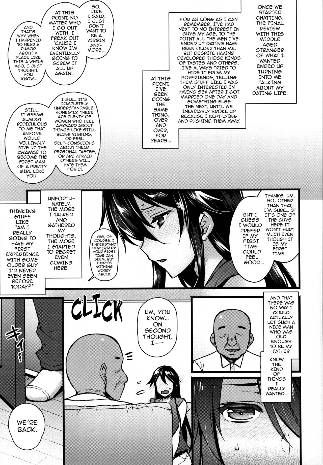 Rental Tanetsuke Oji-san ~27-sai Shojo ga Tanetsuke Oji-san 10-nin ni Hameraremashita~ page 4 full