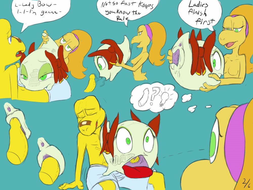 Bow's Threesome page 2 full