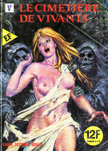 Elvifrance - Série violette - 016 - Le cimetière de vivants cover