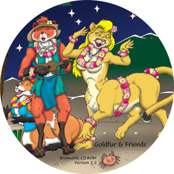 Chakat Goldfur and Friends CD cover