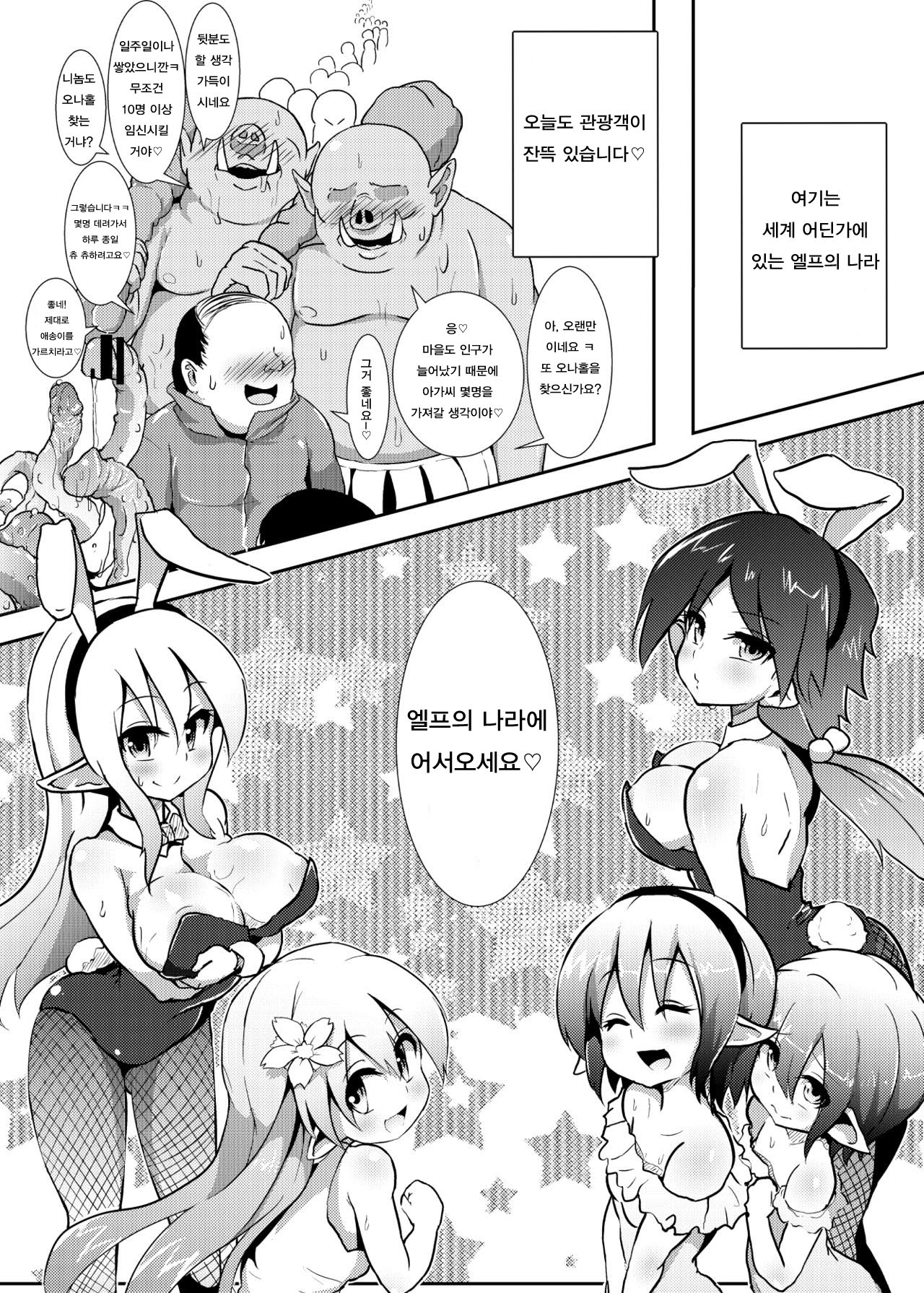 Elf no Kuni de Kozukuri Asobi ~Hatsujou Elf to Tanoshiku Hanshoku♪~ page 2 full
