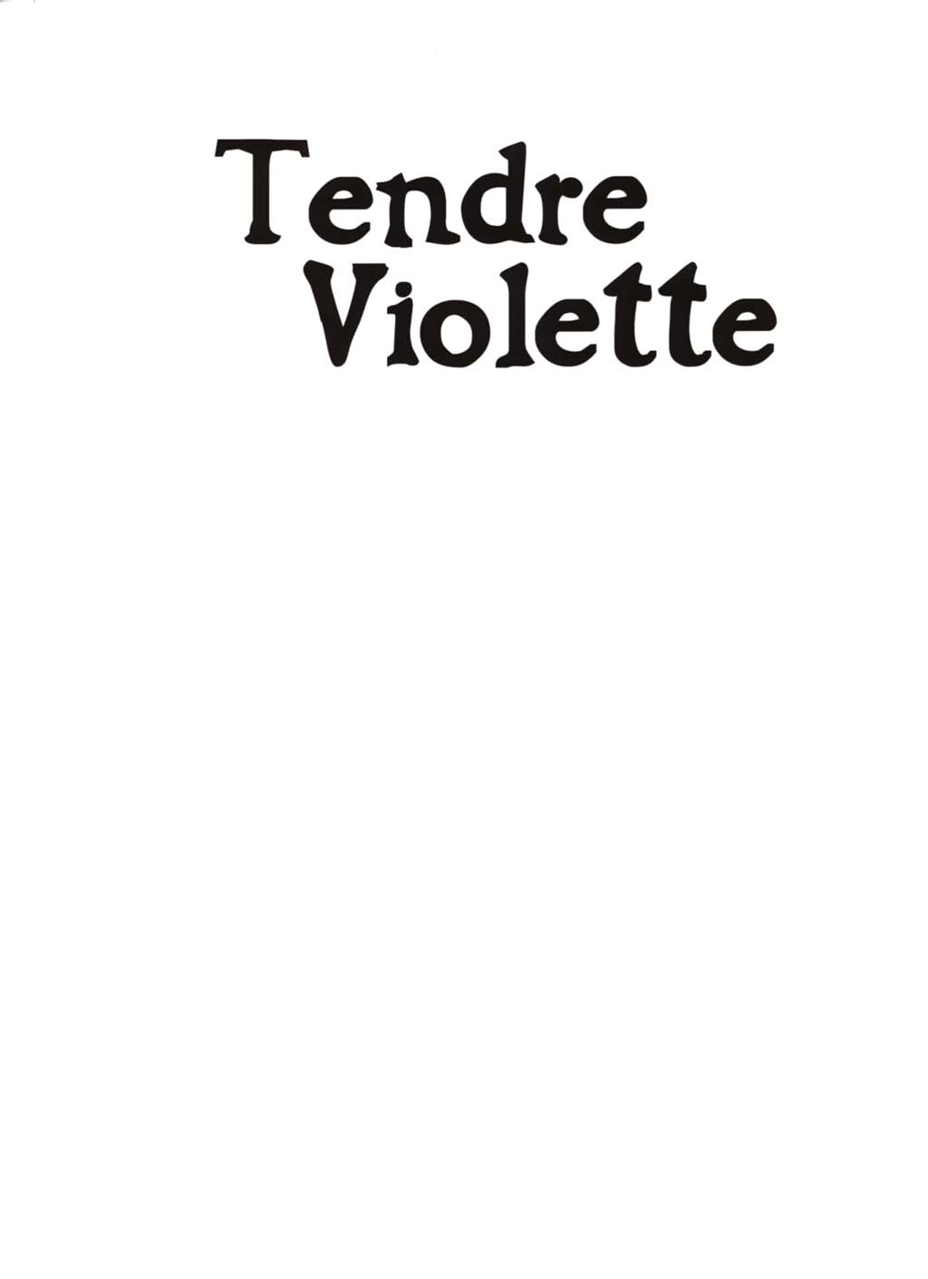 Tendre Violette - T03 - Malmaison page 2 full
