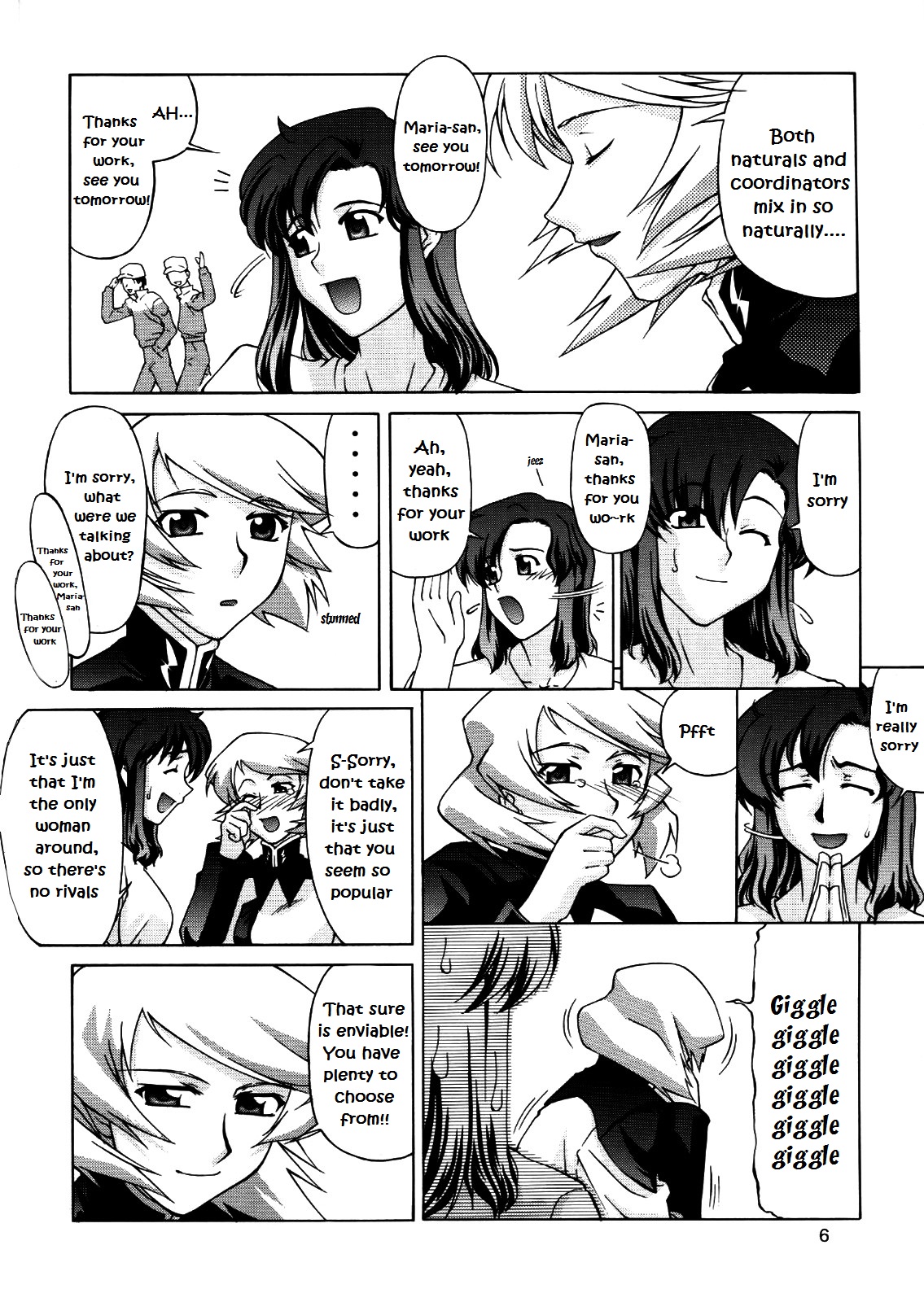 Talia-san to Murrue-san Desutte ne! | It is Talia-san and Murrue-san! page 5 full