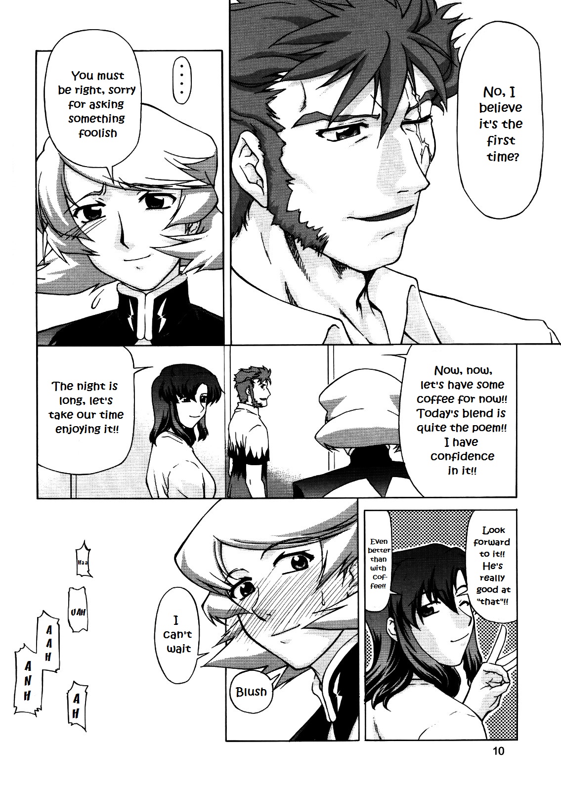 Talia-san to Murrue-san Desutte ne! | It is Talia-san and Murrue-san! page 9 full