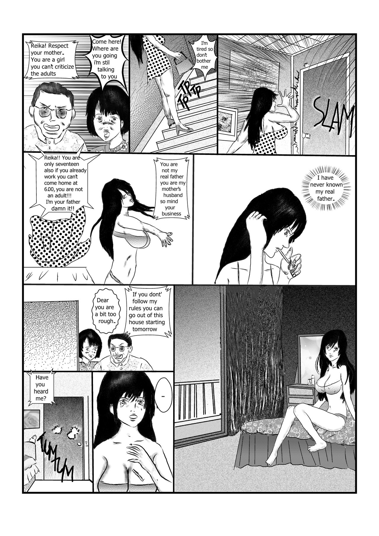 Reika's past Gantz side story page 7 full