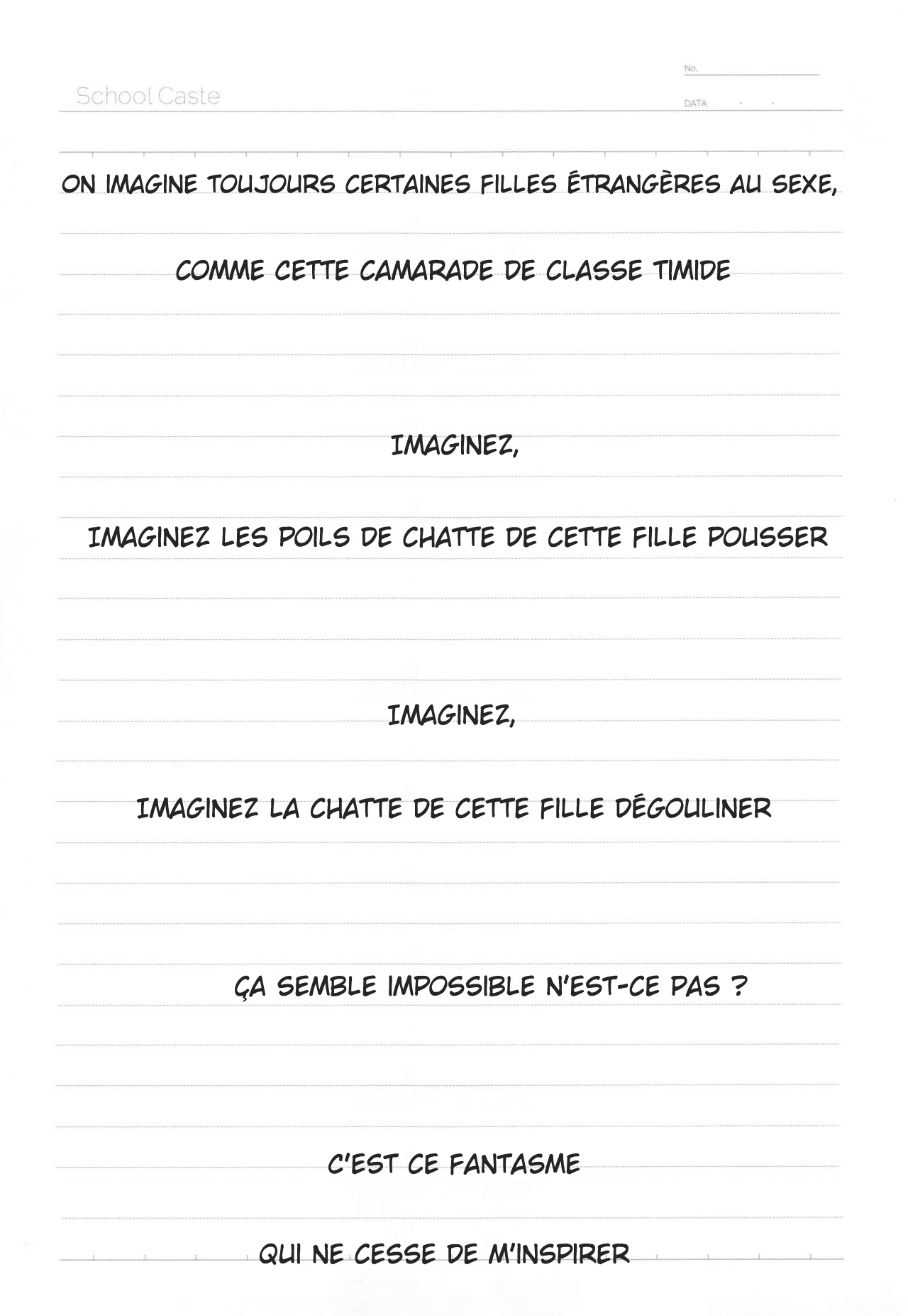 School Caste Prologue et Ch. 1-3 page 7 full