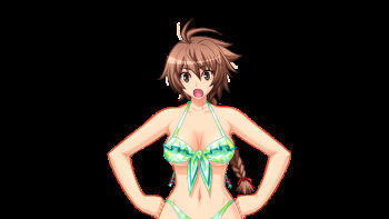 Aku no Onna Kanbu "Kono Watashi ni Oshiokidato!? Fuzakeruna!" Character CGs 2/2 cover