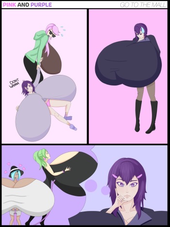 Pink and Purple Go To The Mall cover