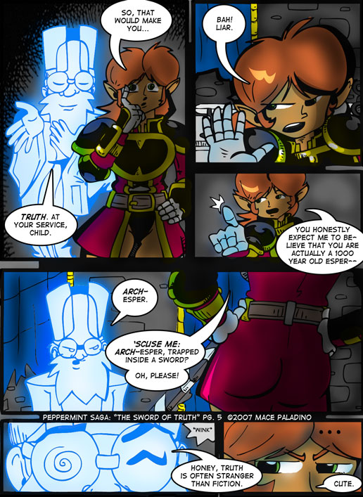 Peppermint Saga #1 - The Sword of Truth page 7 full