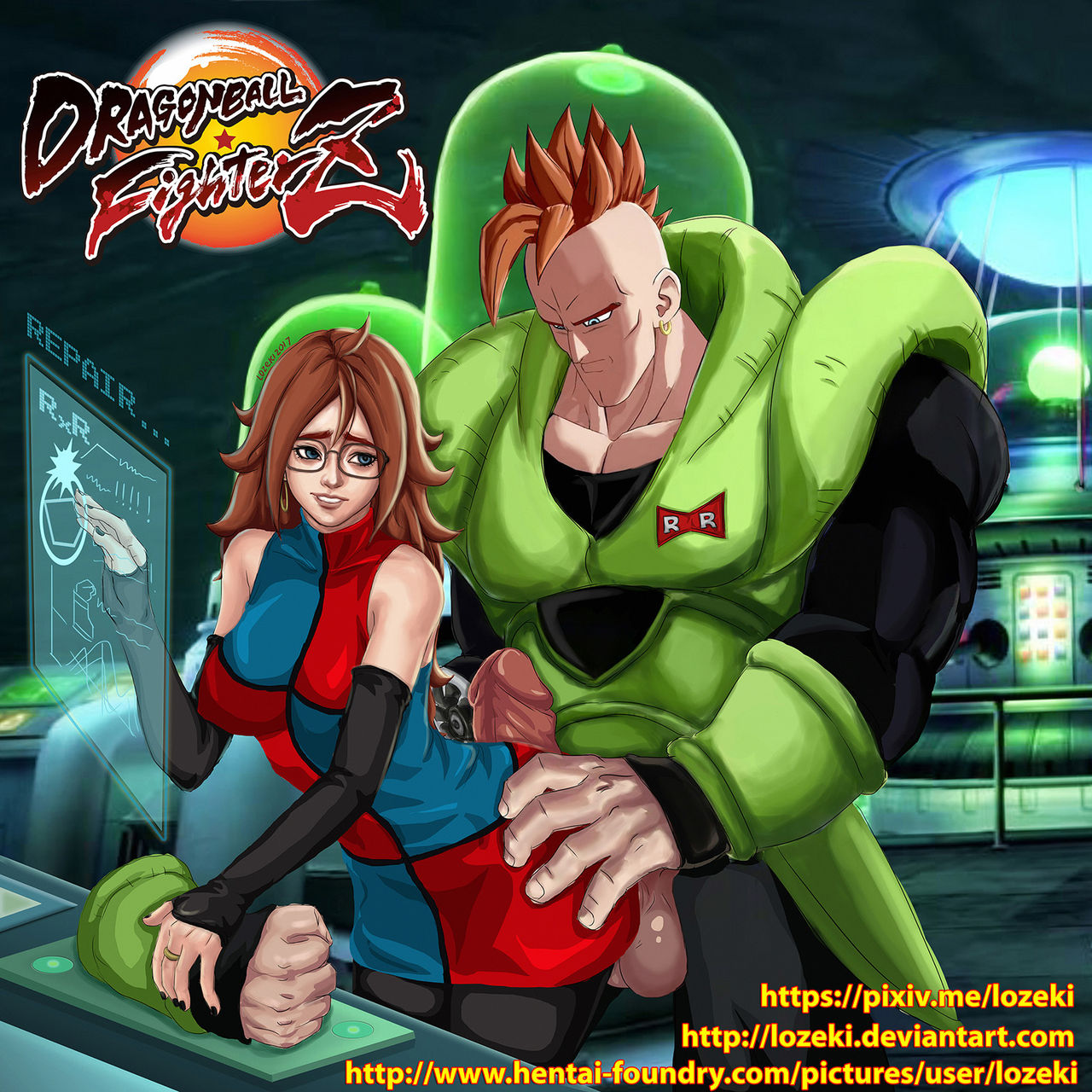 Dragon Ball Figher Z - Android 21 and Android 16 page 3 full