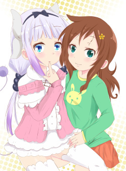 Kanna Kamui and Riko Saikawa