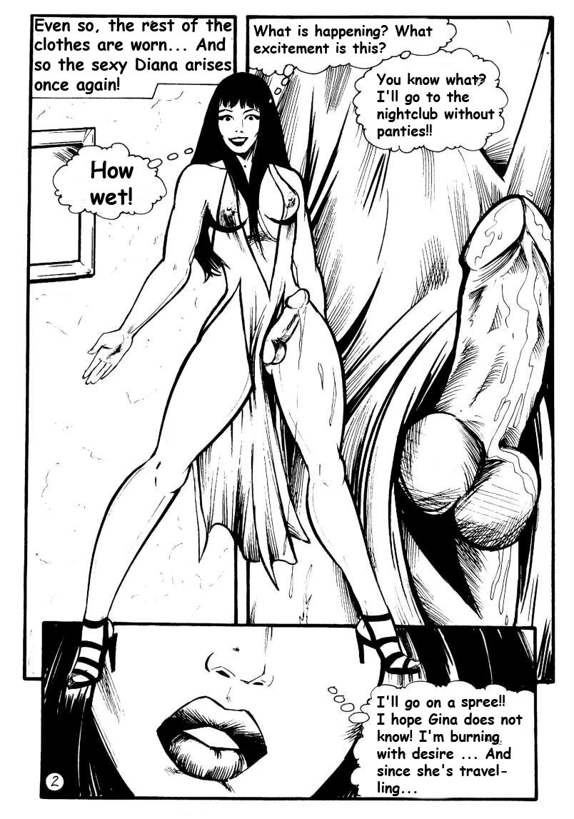 Contos T #04 - Diana &amp; Priscila Together! page 3 full