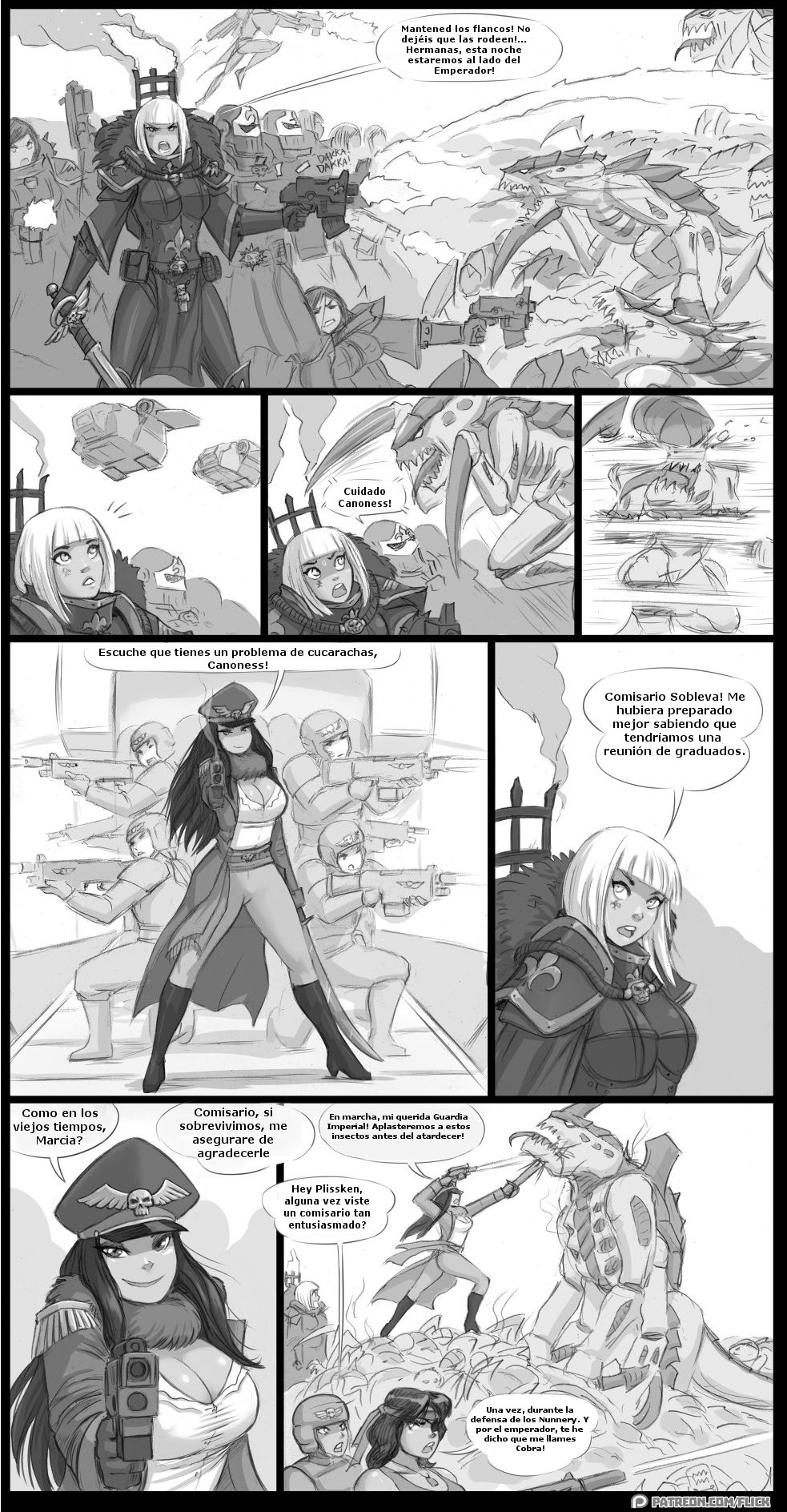 Brother Demetrius and Battle Sisters page 4 full