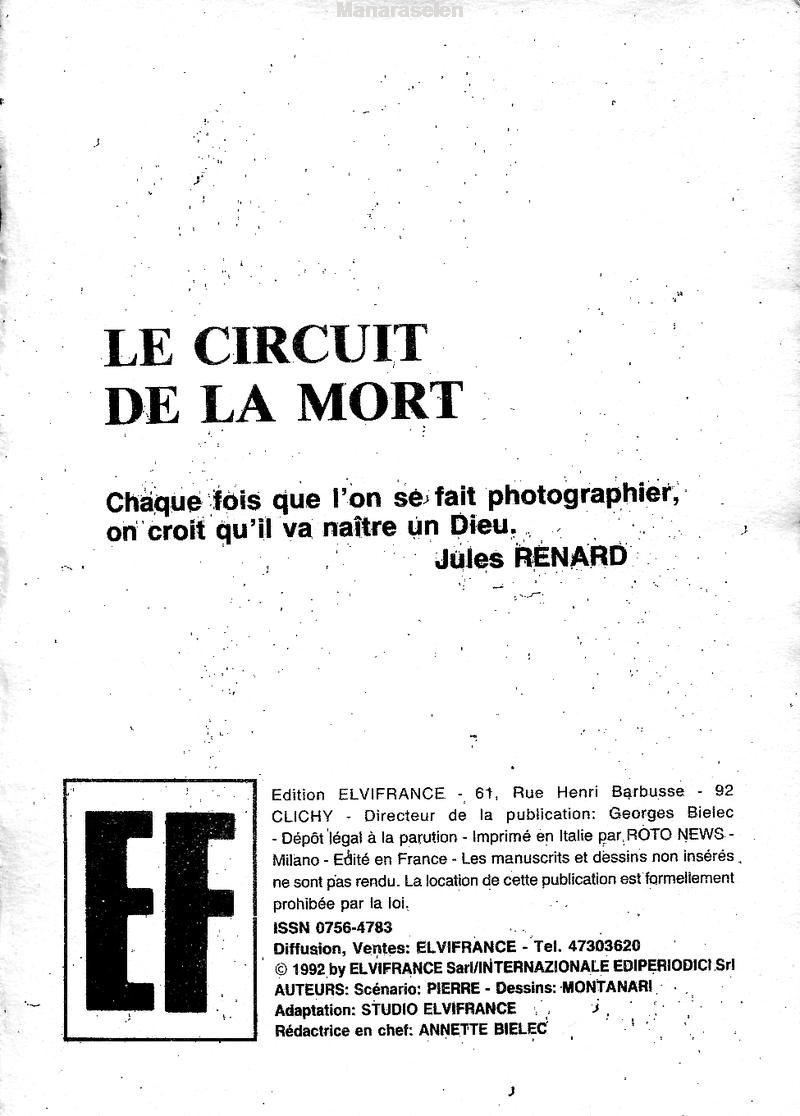 Elvifrance - Histoires noires - 143 - Le circuit de la mort page 3 full