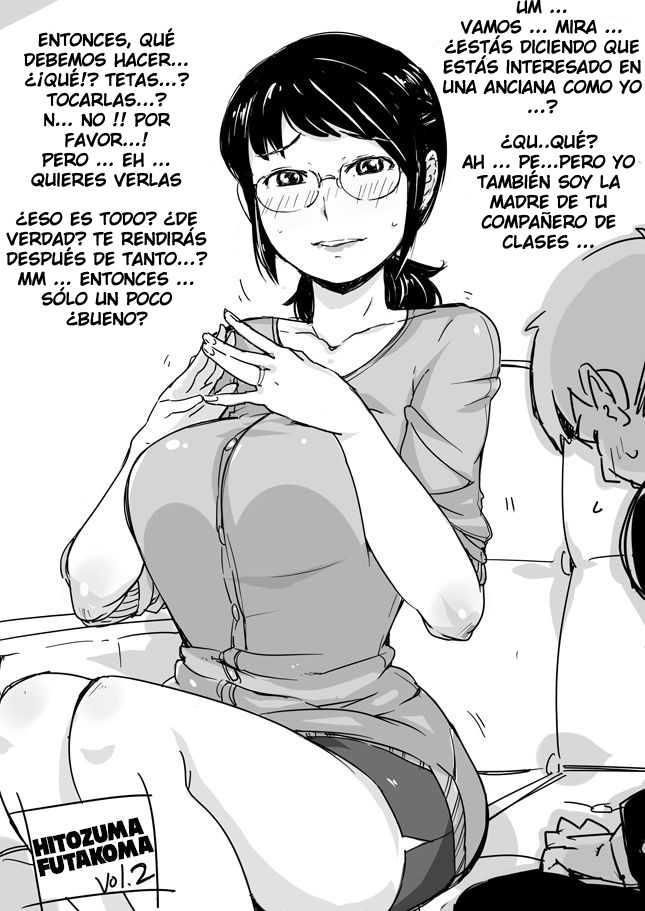 Hitozuma Futakoma - One Married Woman and Two Panels  1/2 page 3 full