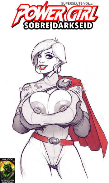Power Girl Sobre Darkseid cover