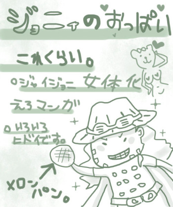 ジョニィのおっぱいこれくらい cover