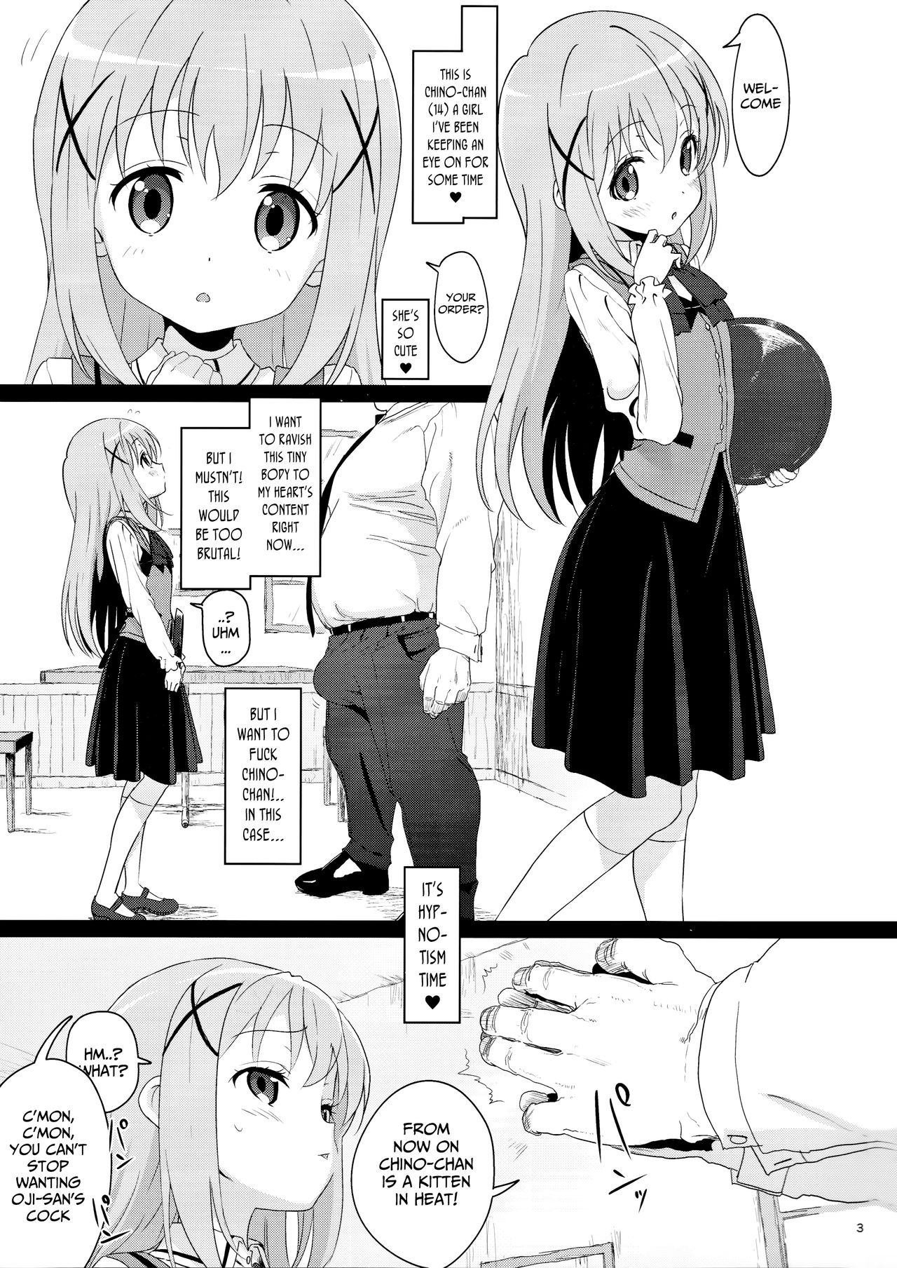 Kawaisugiru Chino-chan to Icha Love Shitai node Chotto Bakashi Kyouseiteki ni? Shinaido 120% ni Natte Moraimashita | I Wanted to Be Lovey-Dovey with Chino-chan so Much I Overdid it My Affection Return page 2 full